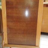 Chest of drawers light wood compass feet
