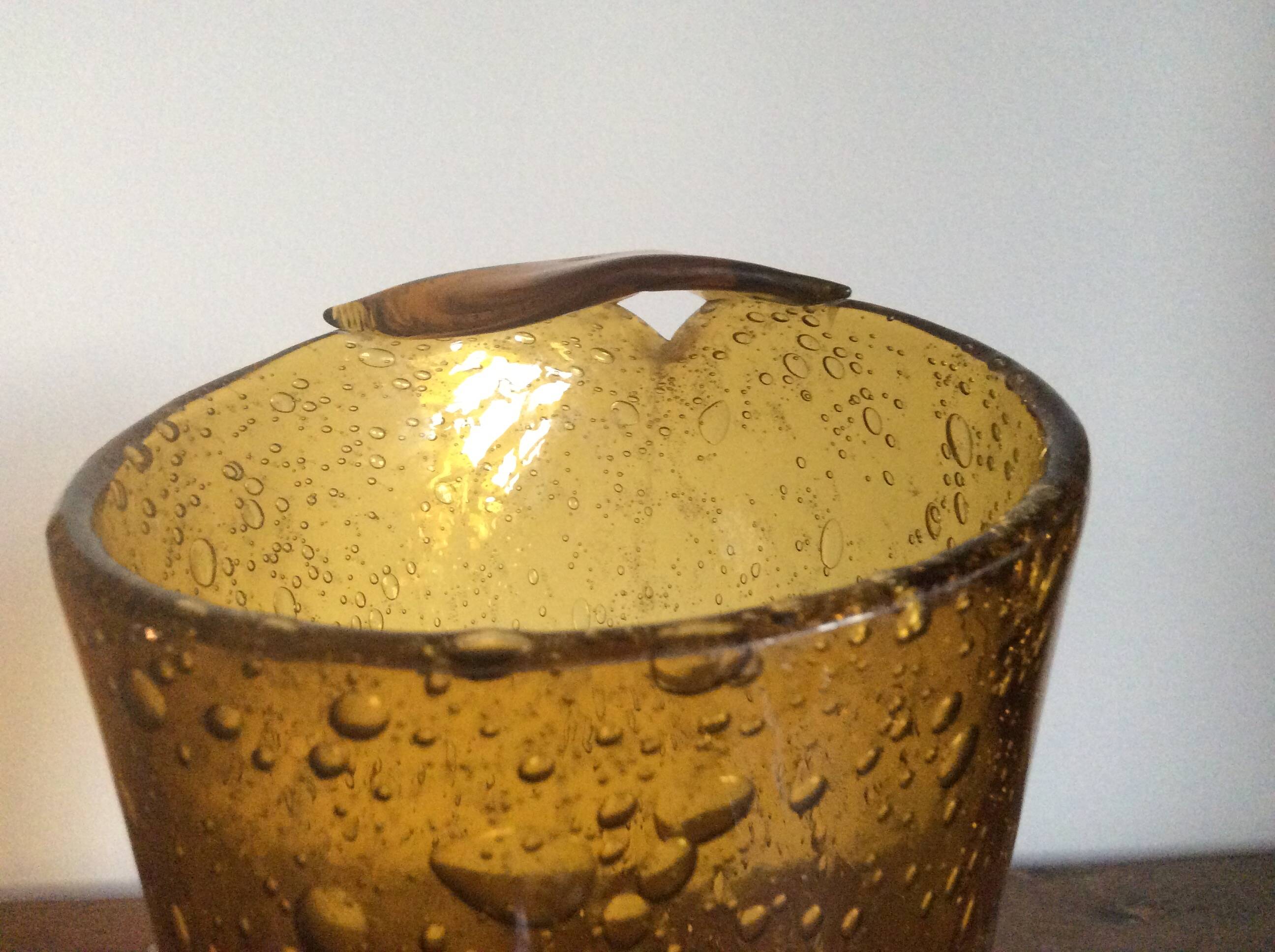 Pichet en verre bullè