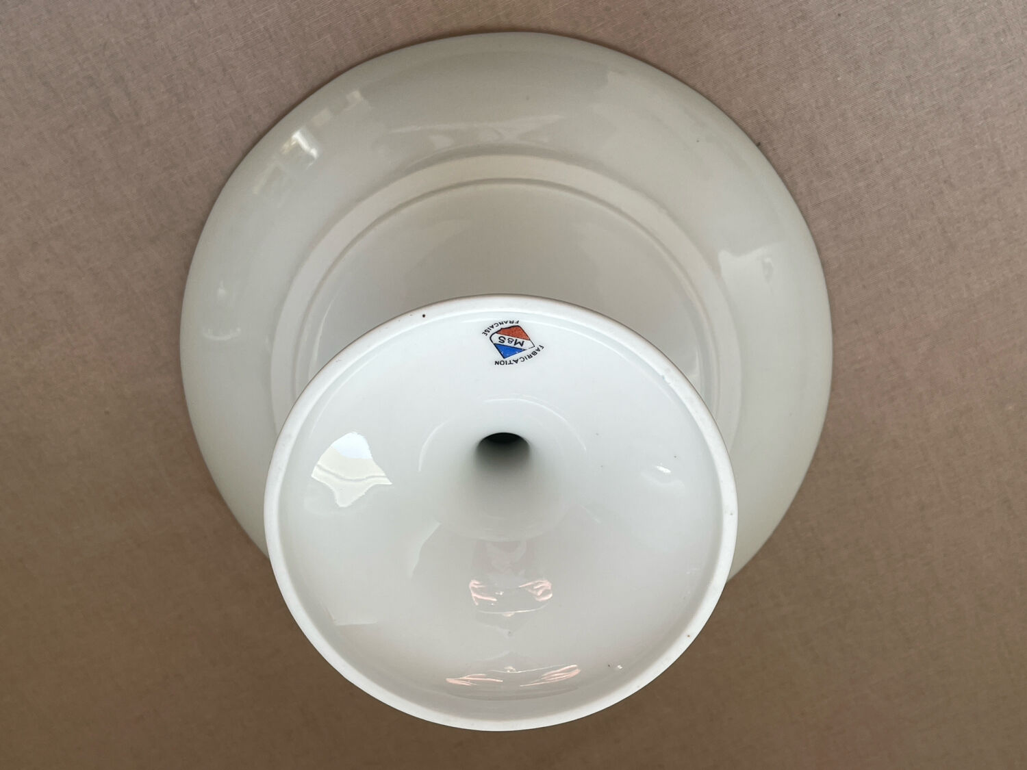 Antique footed compote – French porcelain M&S – centrepiece