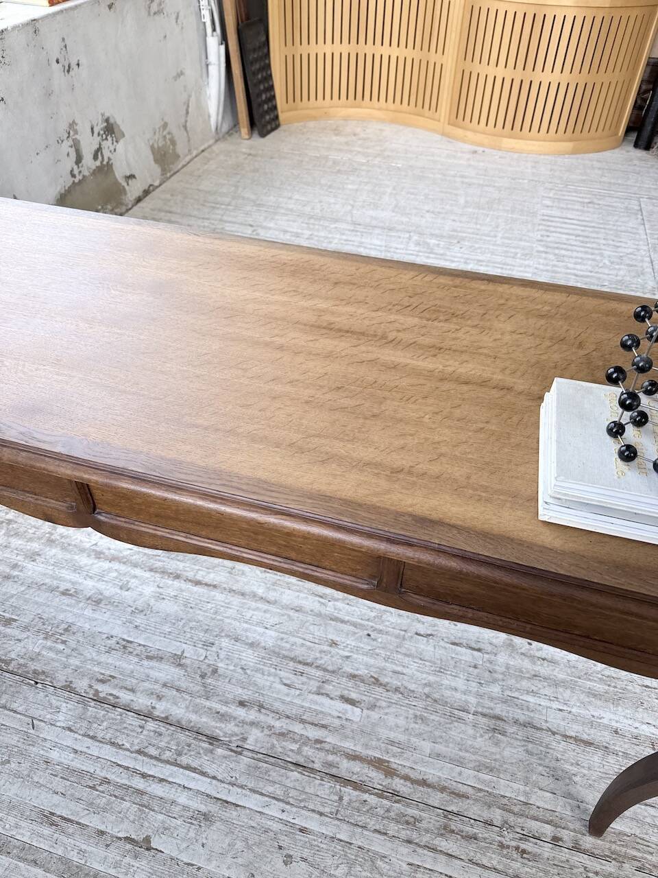 Console bureau en chêne 1960