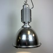 Industrial pendant lamp with glass cover by charles keller for zumtobel, 1990s