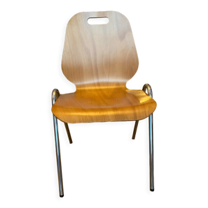 chaise bois clair