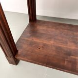 Small pine drapery table from the 1950s