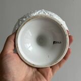 Decorated white porcelain cup