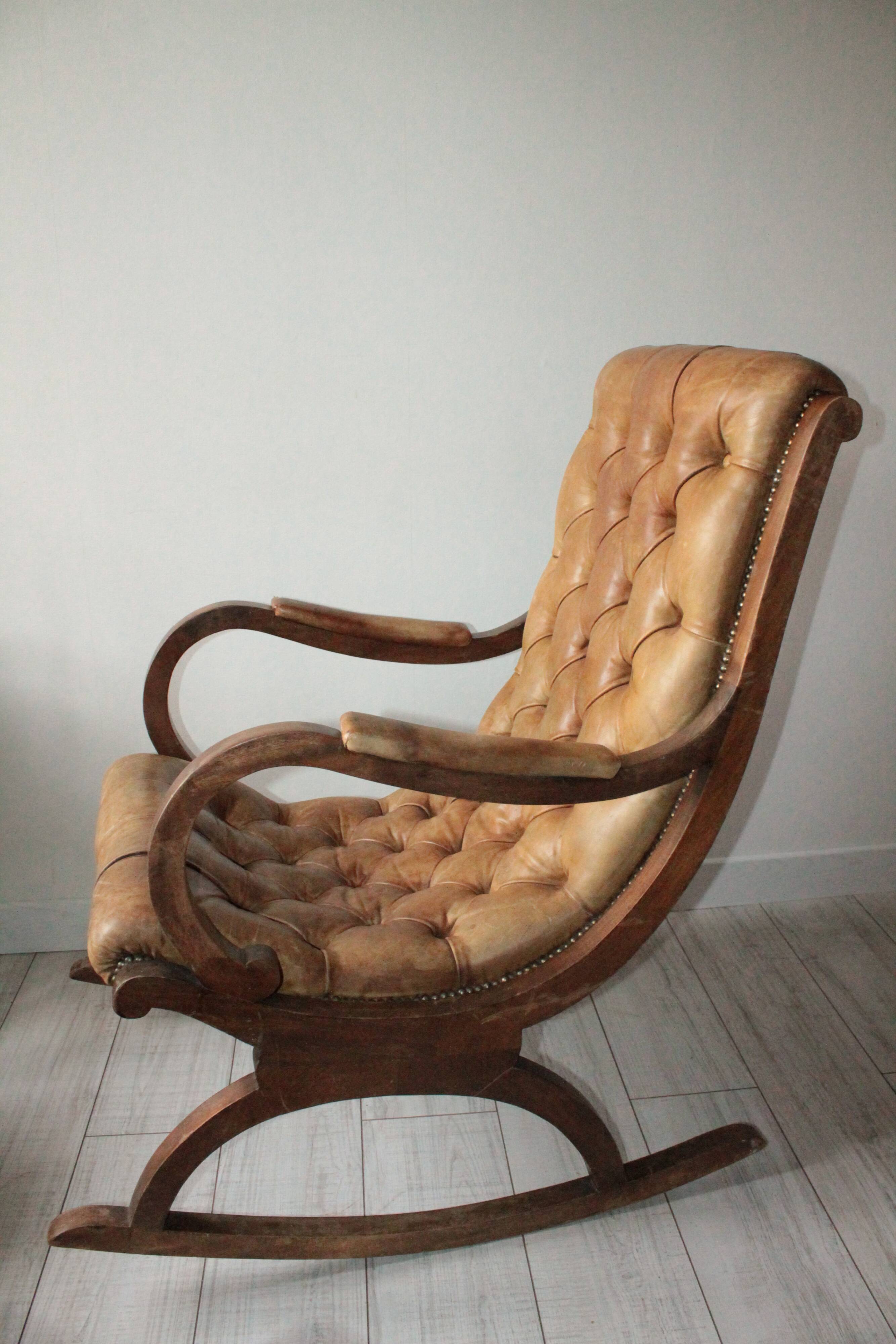 Rocking chair chesterfield