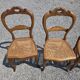 4 chaises style Louis XV en merisier