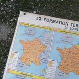 Ancienne carte scolaire MDI / Formation territoriale de la France