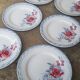 Set of 6 plates Digoin Sarreguemines model Lot