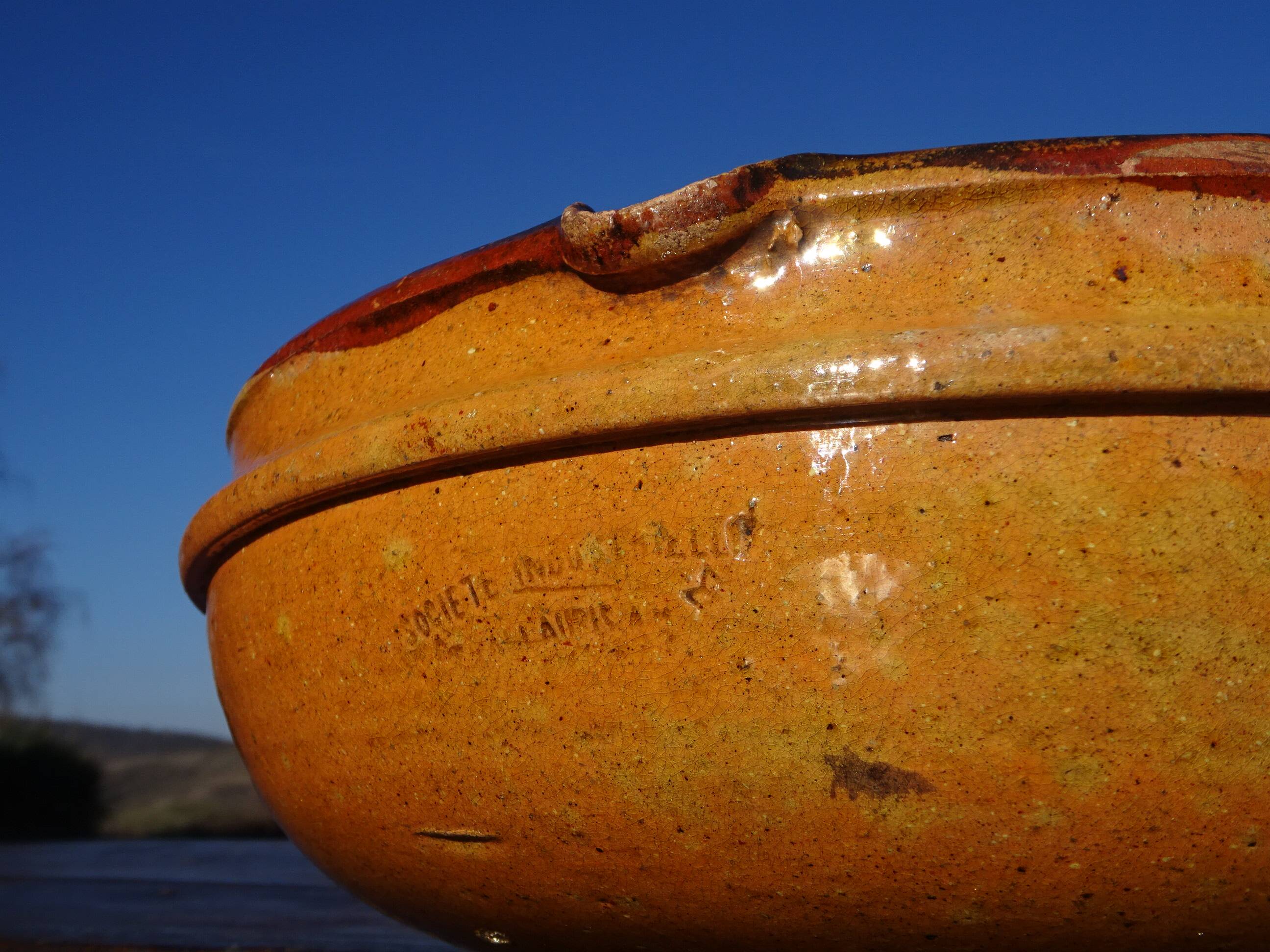 Vallauris terracotta dish