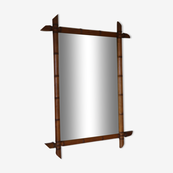 Miroir imitation bambou 770x550mm