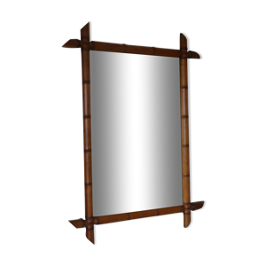 miroir imitation bambou