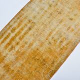 Turkish Vintage Oushak Runner Rug sku 3278