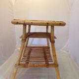 Vintage table rattan