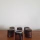 Set of 6 ceramic glasses