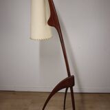 Rispal floor lamp known as "Praying Mantis" in teak, 1960