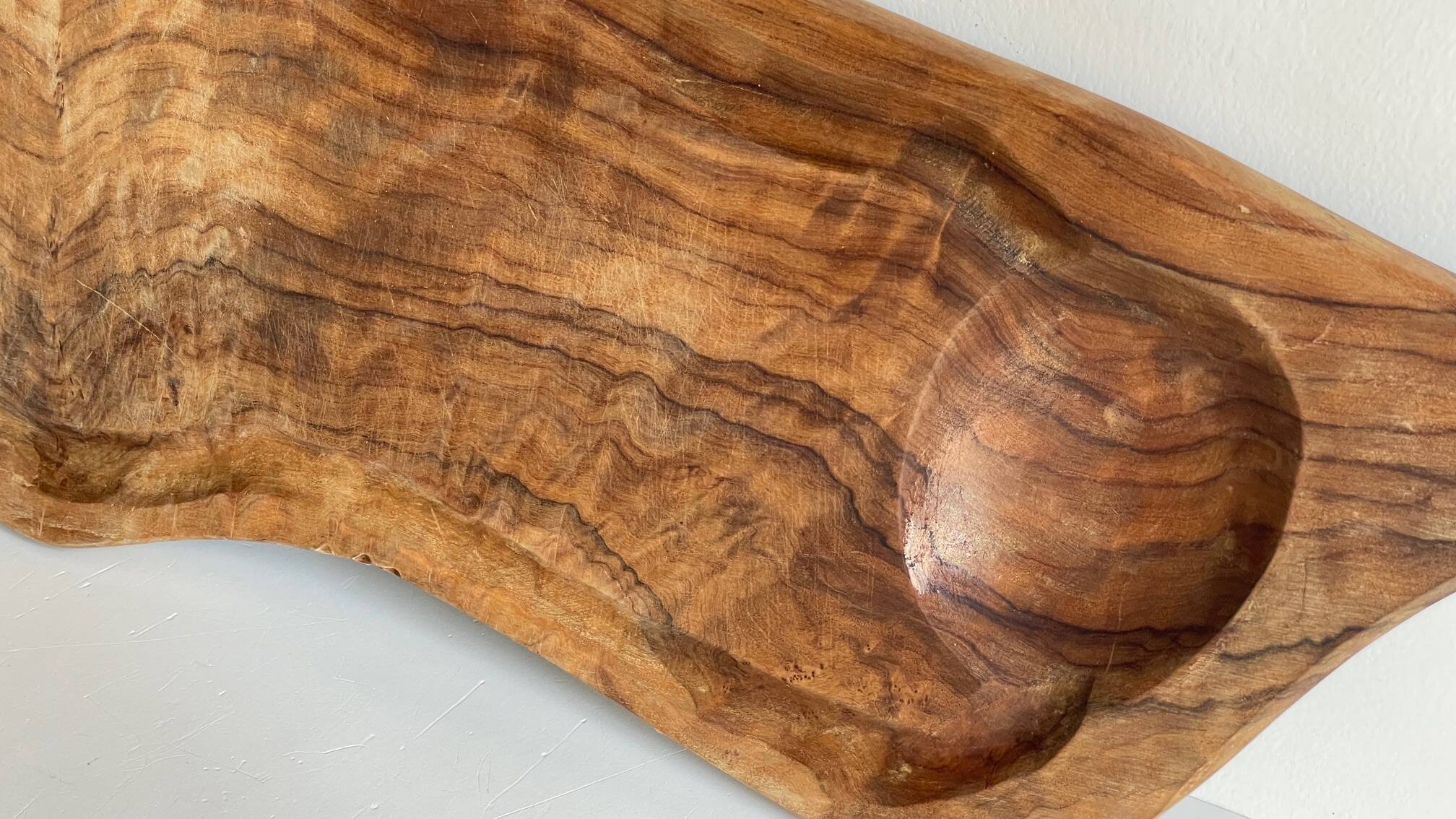 XL Vintage Olive Wood Cutting Board