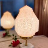 Art deco skyscraper table lamp