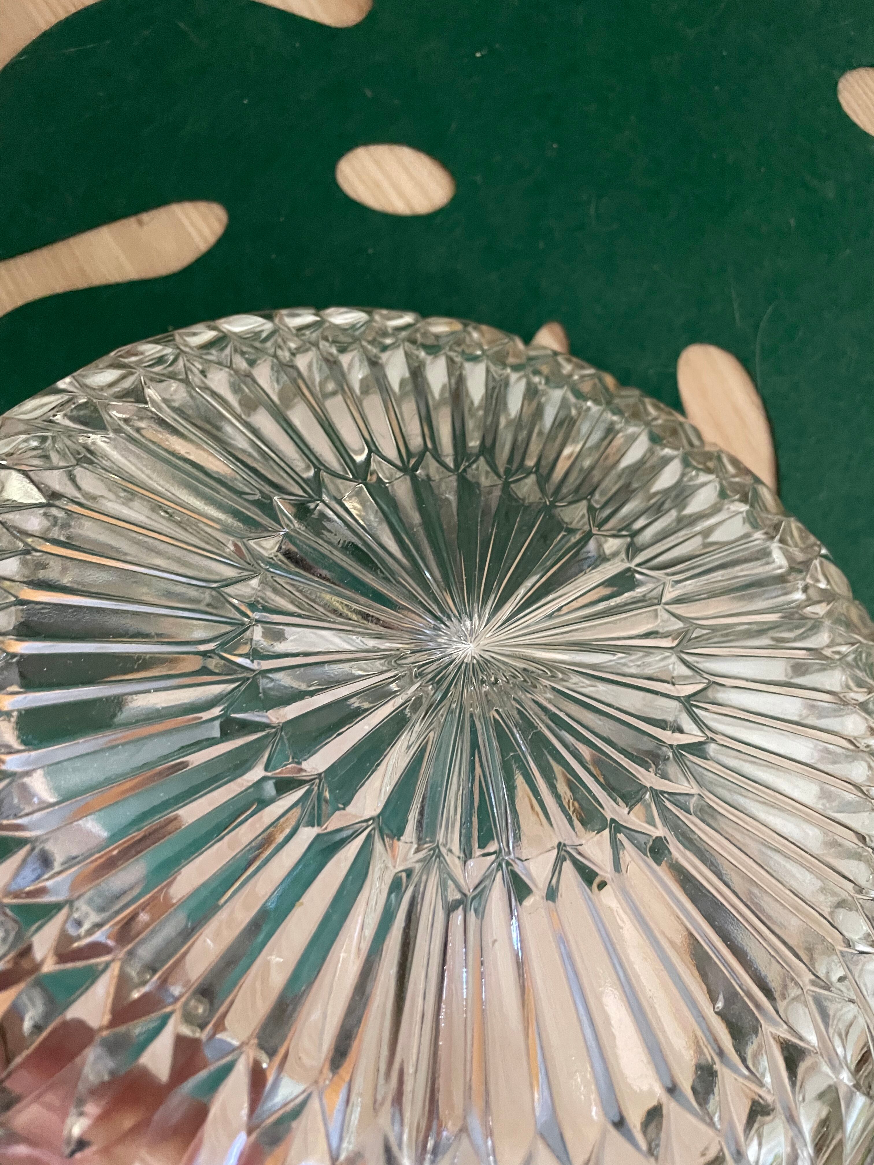 Glass and metal top - art nouveau