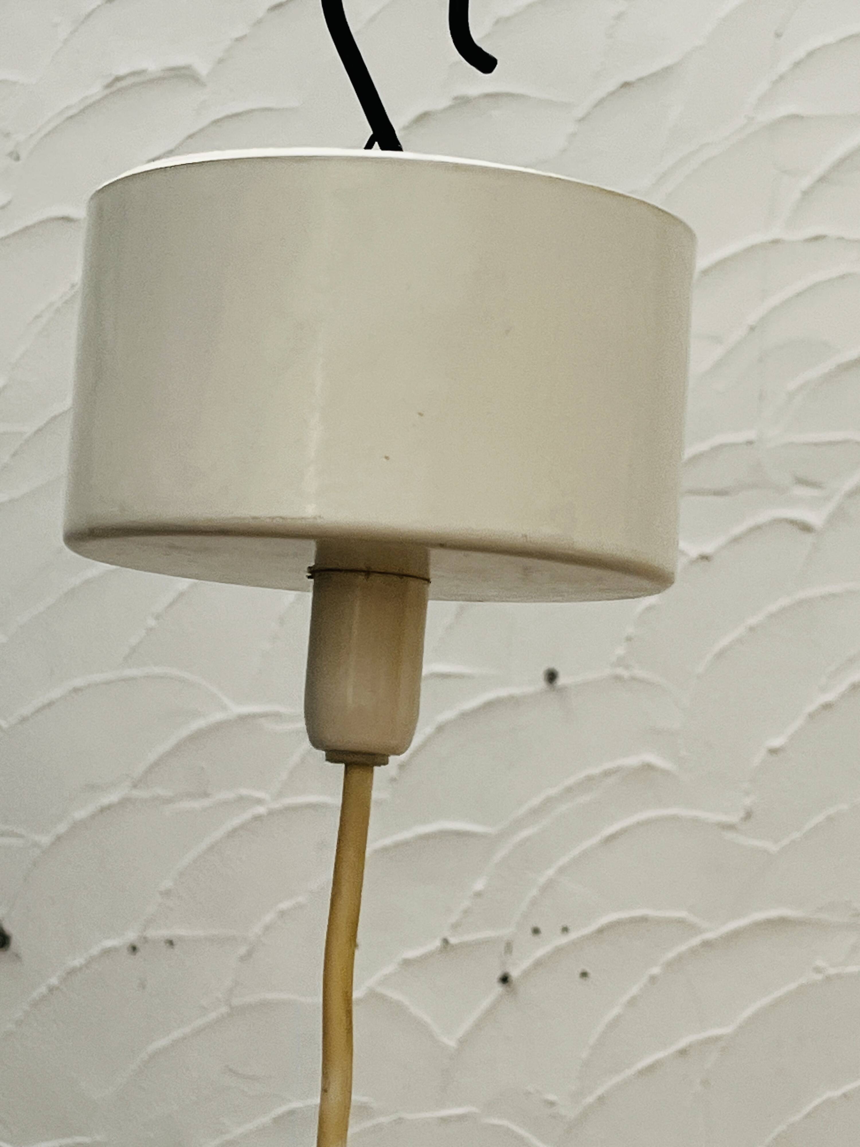 Suspension lustre en osier Ikea vintage, style bohème chic