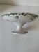Plate on pedestal Iris Creil Montereau Terre de Fer from the 1900s
