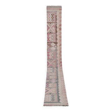 Tapis de couloir turc vintage