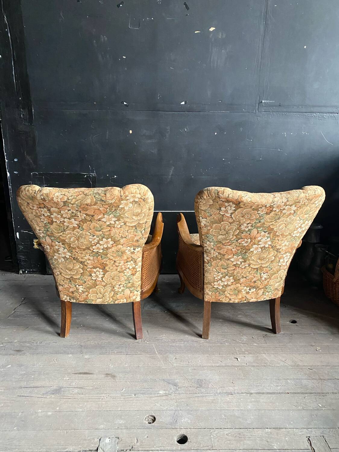 Paire de fauteuils bergère anglais Cannés