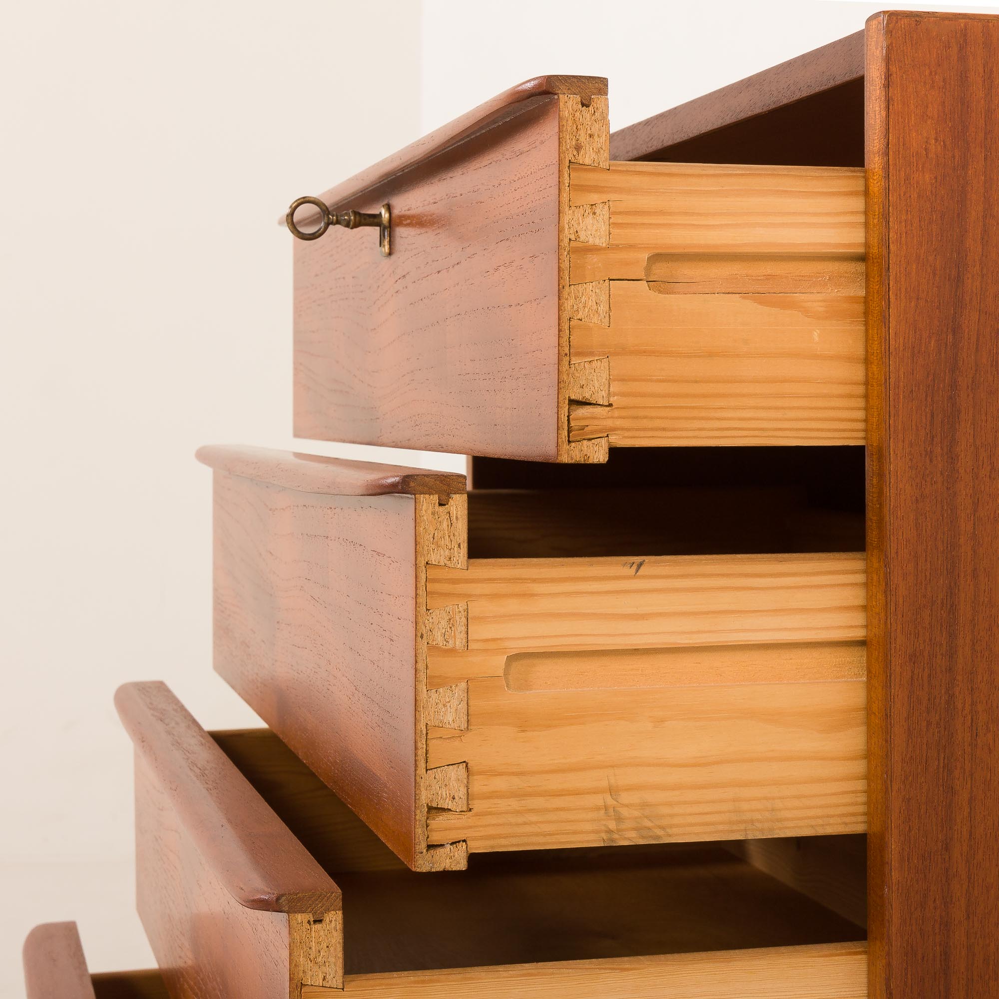 Danish teak chest of drawers, 1970s