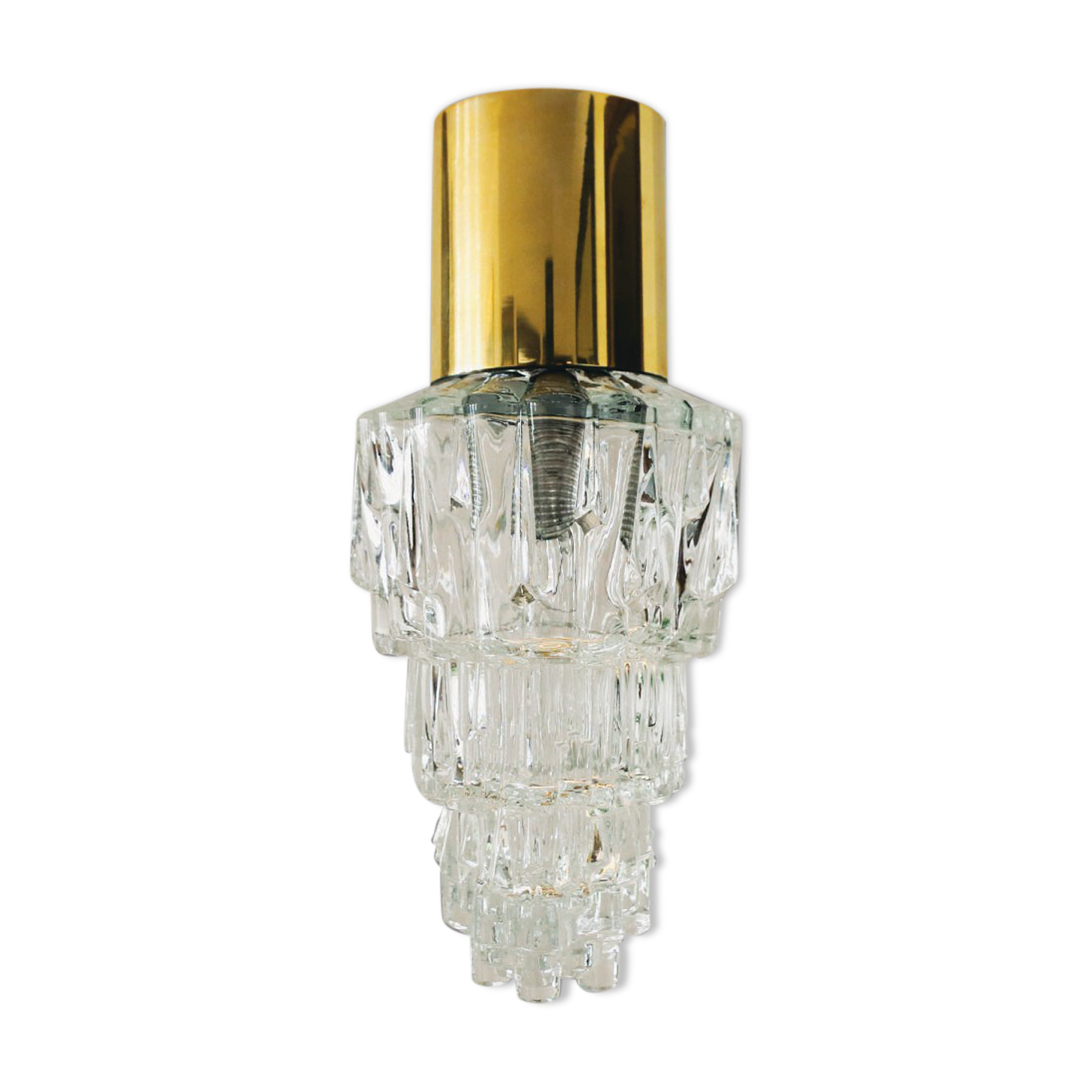 Hanging lamp by Helena Tynell for Glashütte Limburg, 1960's