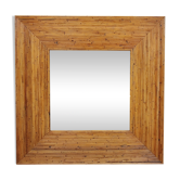 Rattan mirror XXL 120cm x 120cm
