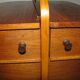 Mid century sewing box with / side table. asystent teak 1960/70s