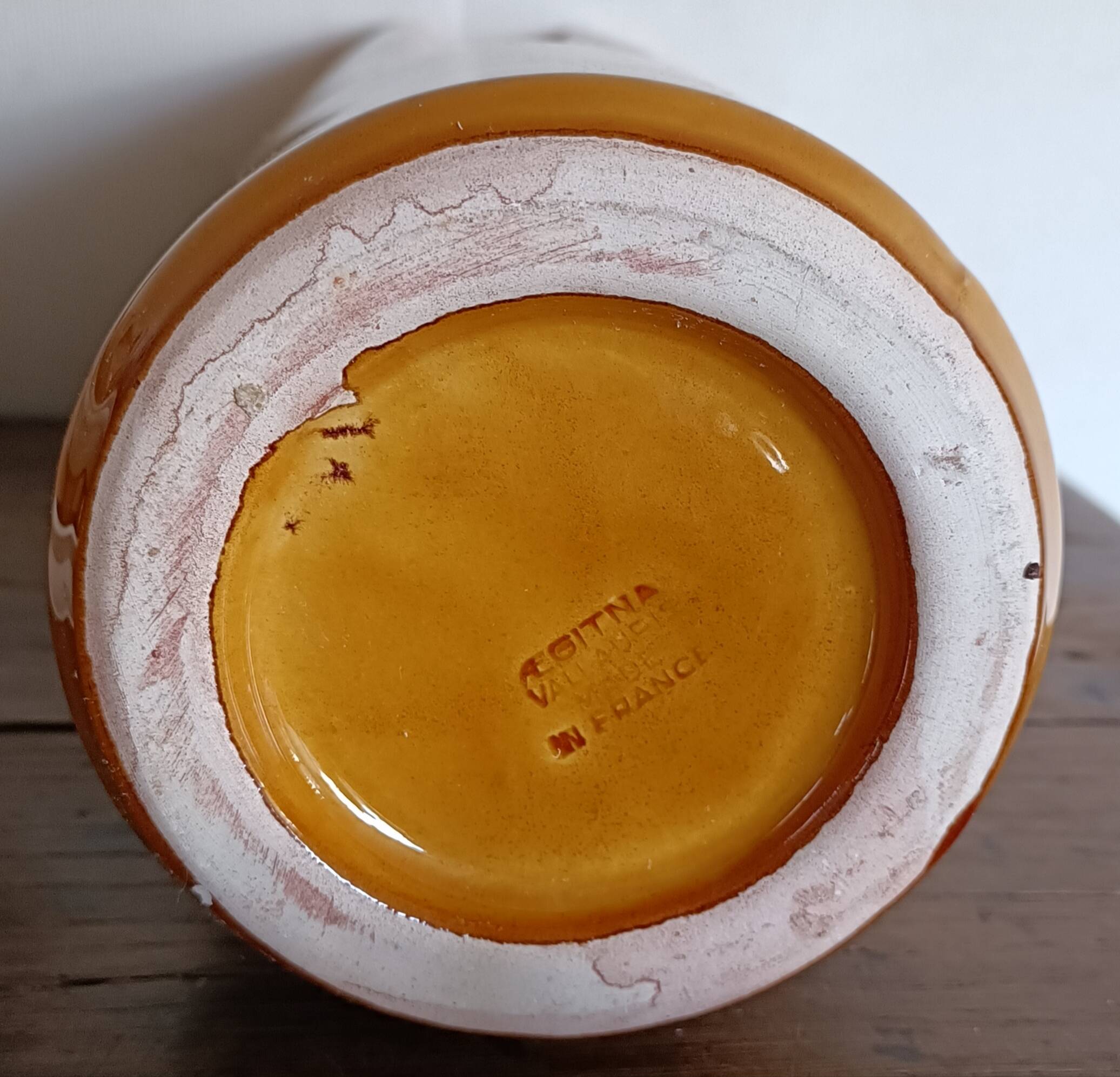 Vintage Vallauris Aegitna vase