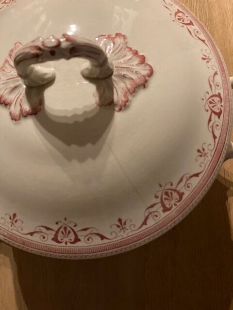 Soupière Terre de Fer Amiral Creil et Montereau,