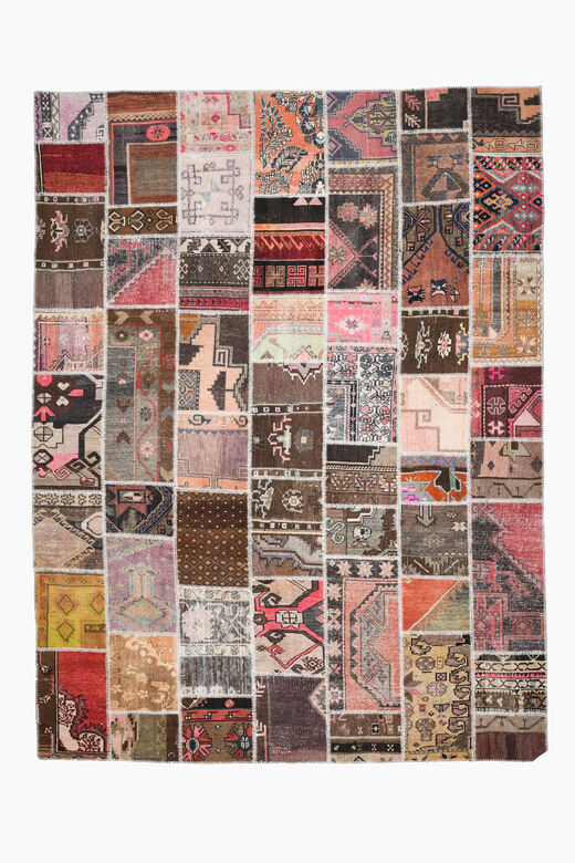 Authentic patchwork carpet 276x372
