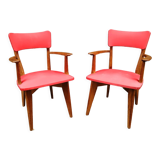 Paire de fauteuils scandinaves