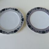 Series of 4 plates to dessert XIX