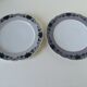 Series of 4 plates to dessert XIX