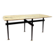 Table avec plateau en marbre