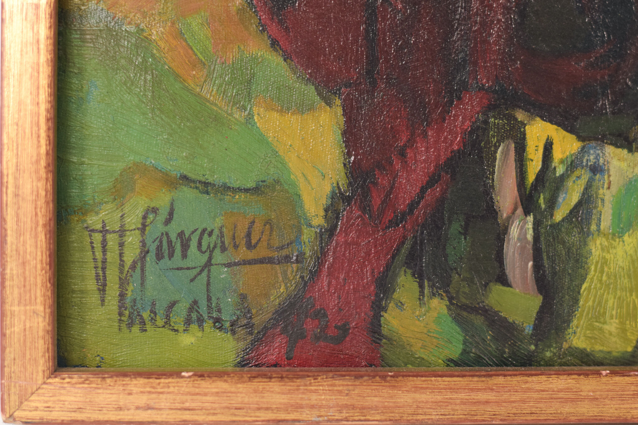 Oil on canvas influence of martin brothers