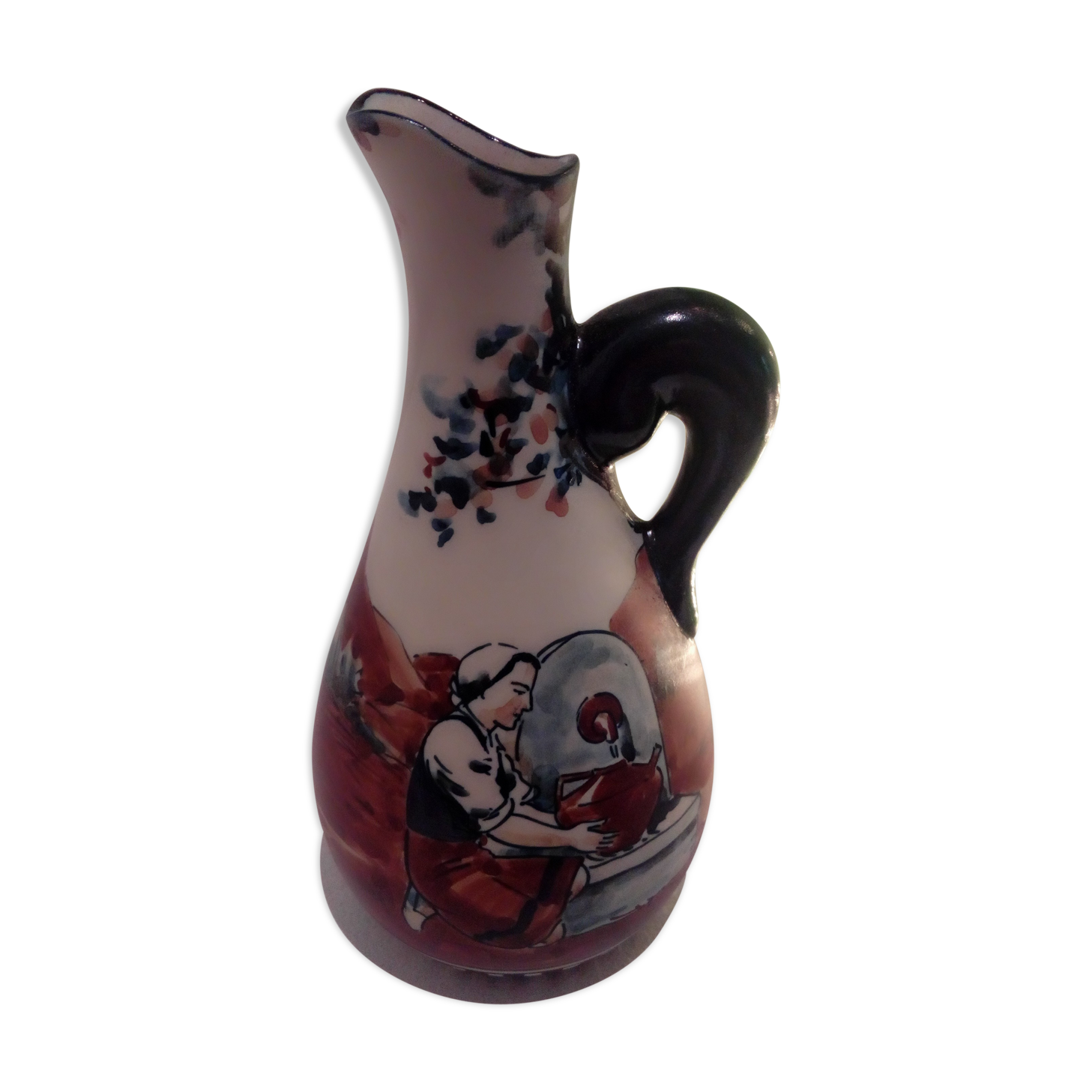 Vase céramique de Ciboure signé Rodolph Fisher