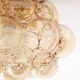 Vintage Amber Bubble Glass Lamp Helena Tynell, 1960