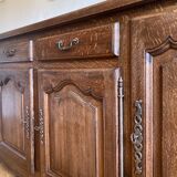 Low buffet in solid chene 4 doors