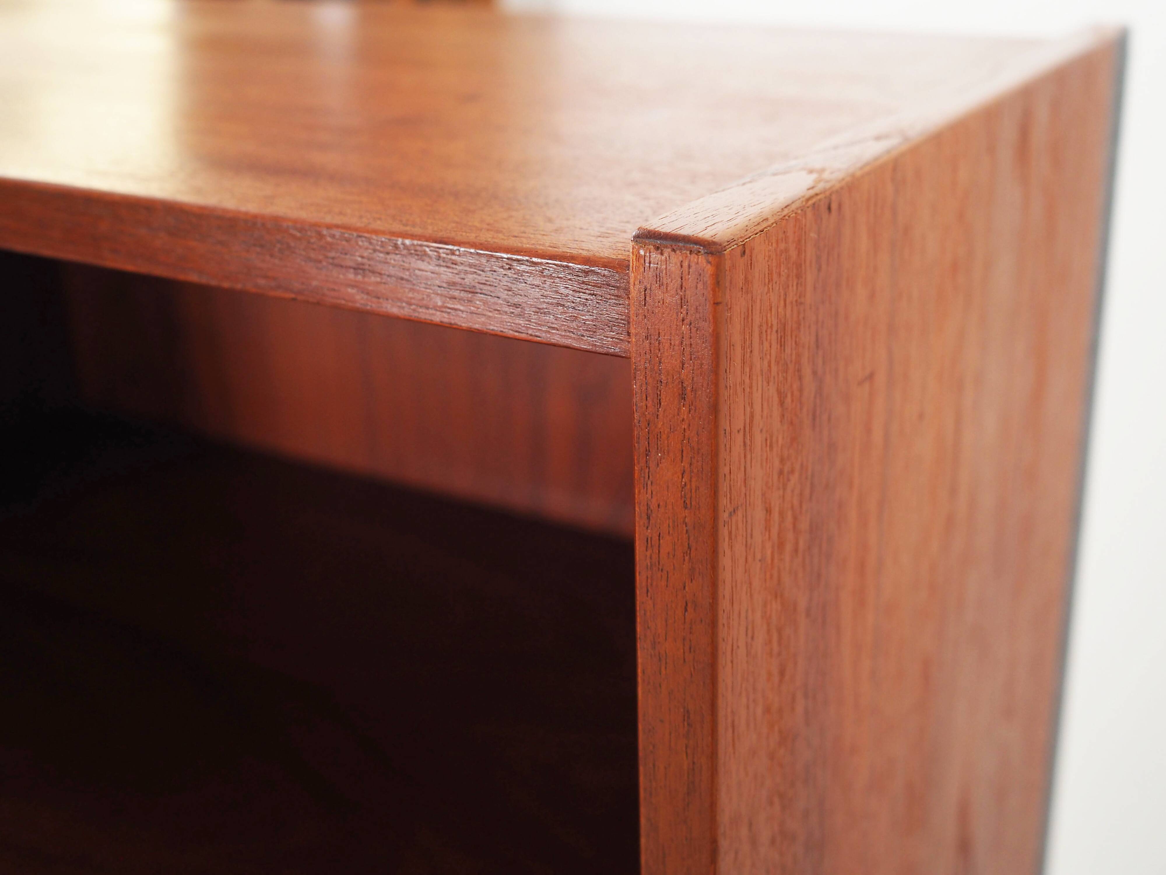 Teak bookcase, Danish design, 1970s, production: Denmark