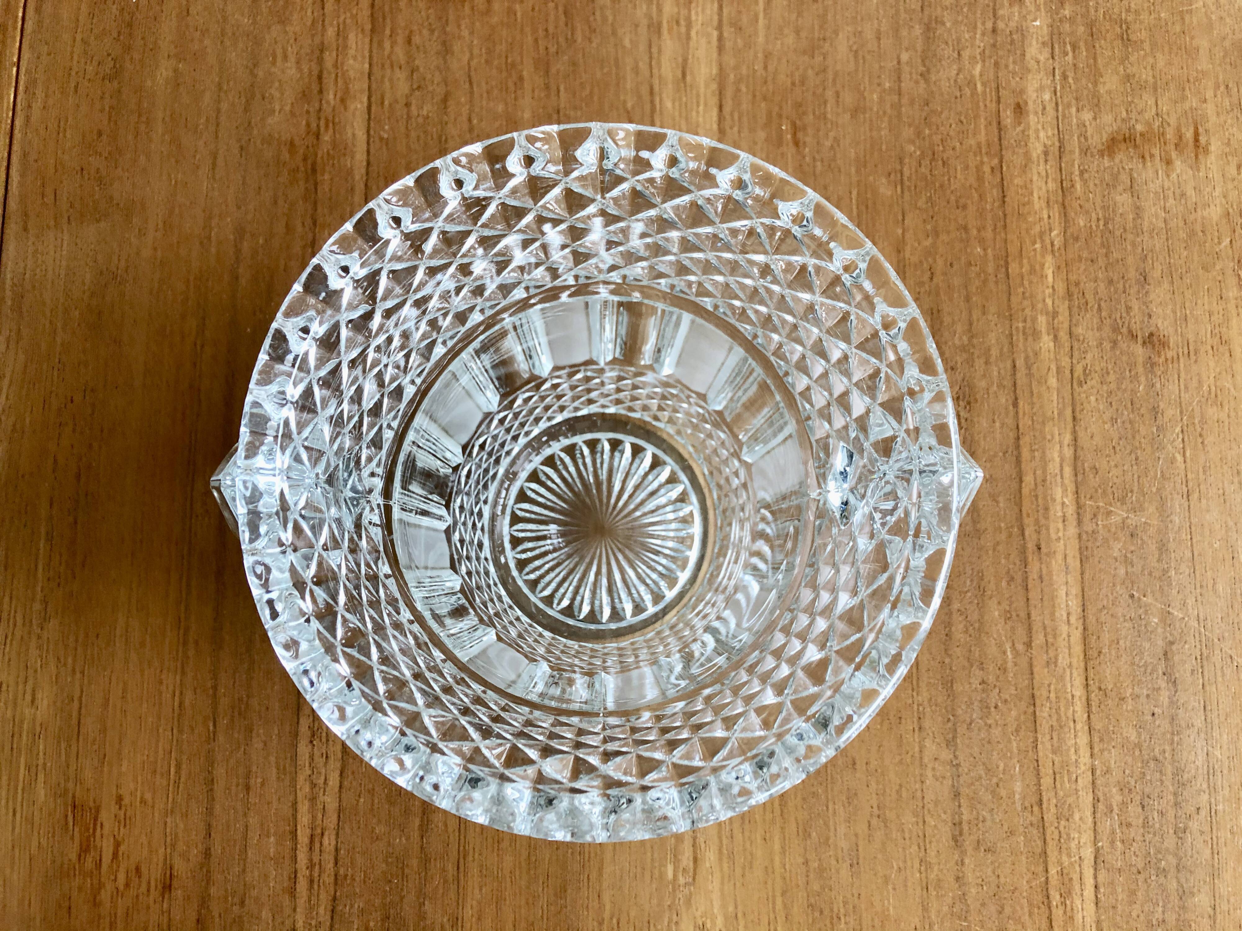 Czechoslovakia crystal champagne bucket