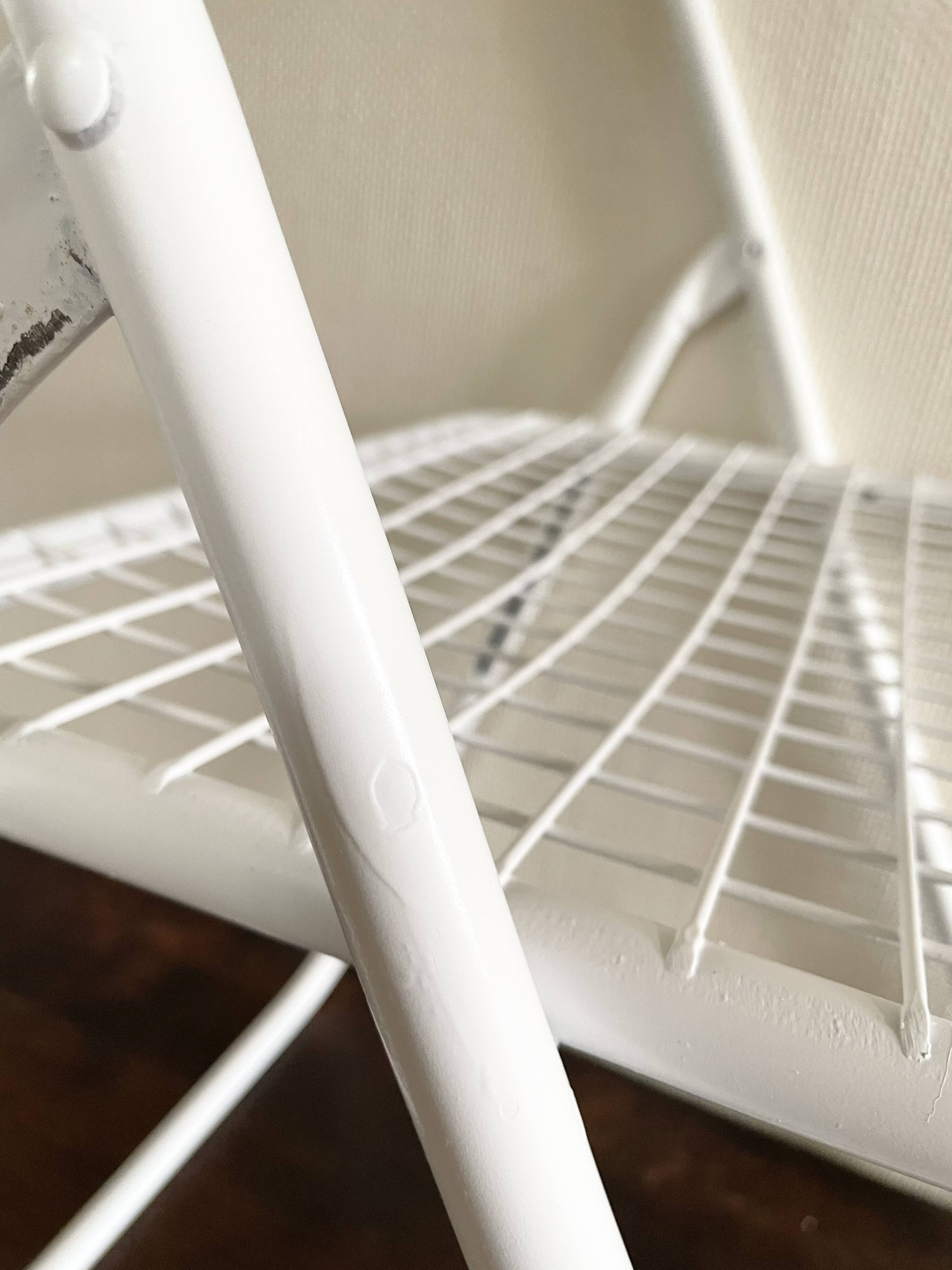 Metal folding chair