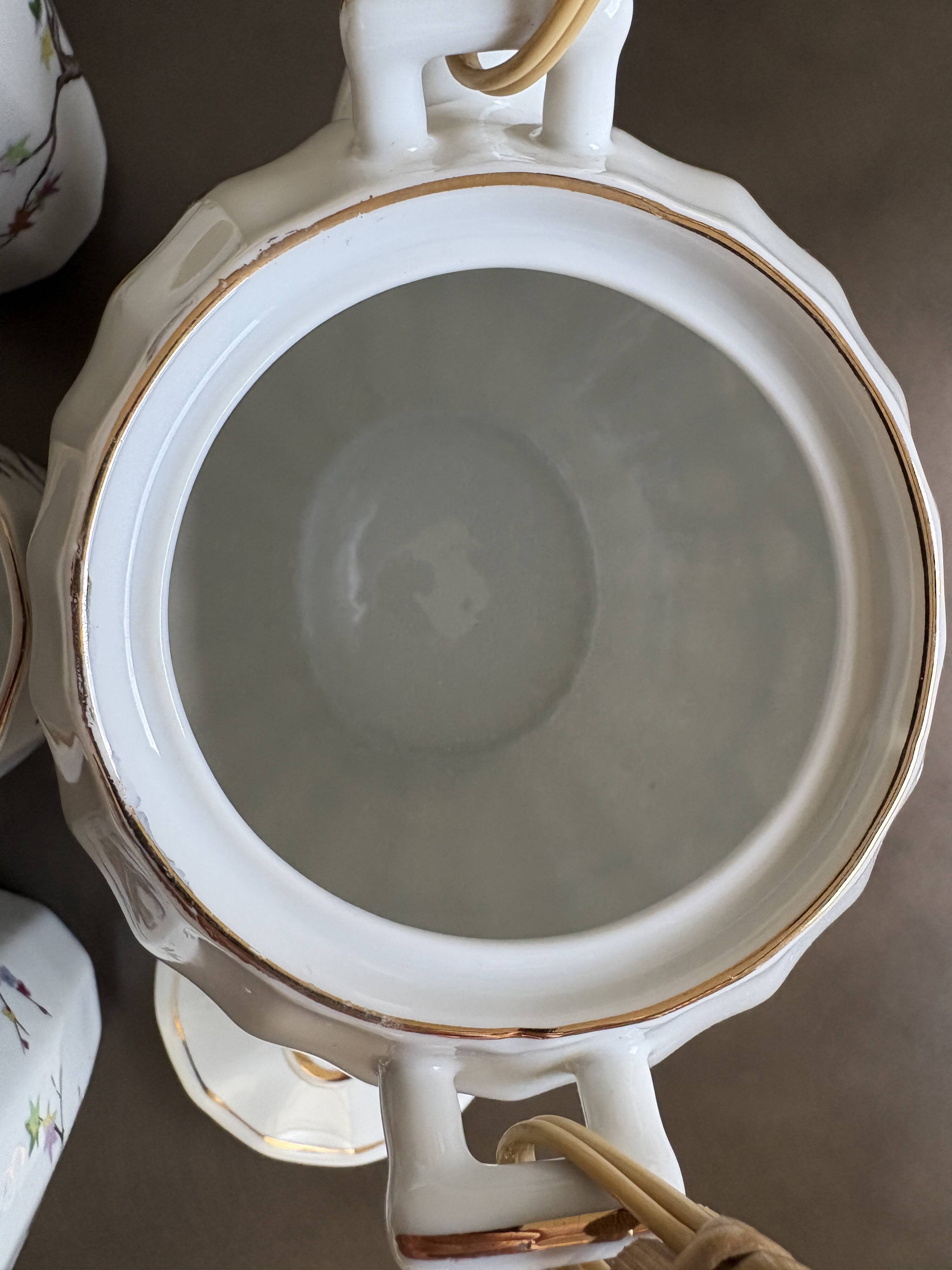 Antique Asian porcelain tea or coffee set