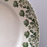 Set of 12 plates clover Badonviller ft