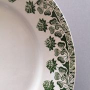 Lot de 12 assiettes trèfle Badonviller ft