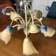 Lustres and 2 vintage lamps, Bulgarian brand, 90s/2000s.