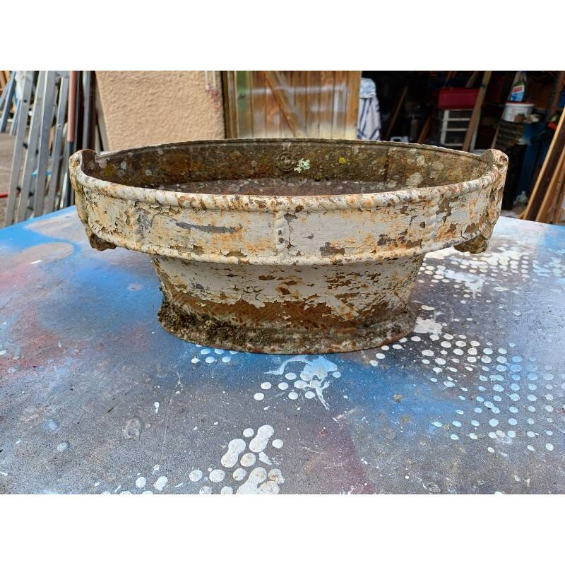 3 cast iron planters 1900: Charleville - Mézières