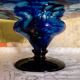 Art Nouveau blown glass centerpiece by Charles Schneider, France, 1920s